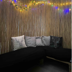 Dekoratif Doğal Hasır Kamış Çit 3 Metre x 5 Metre